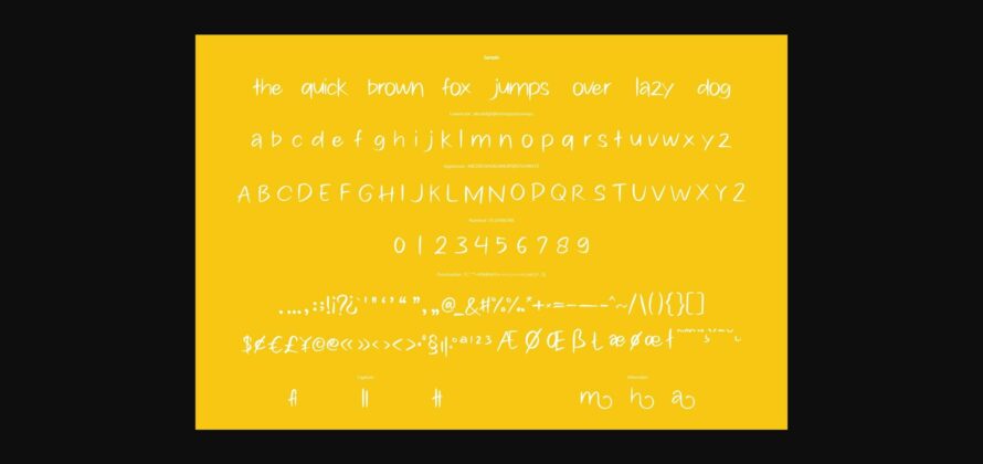 Gasllock Font Poster 7