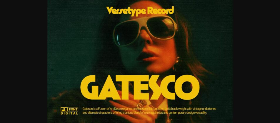 Gatesco Font Poster 3