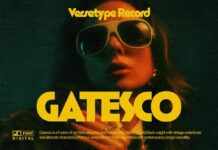 Gatesco Font Poster 1