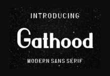 Gathood Font Poster 1