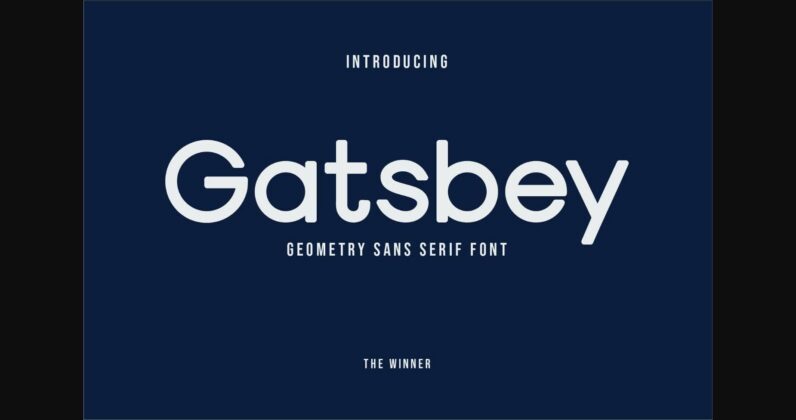 Gatsbey Font Poster 3