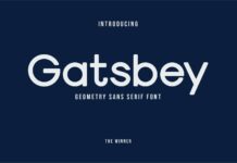 Gatsbey Font Poster 1