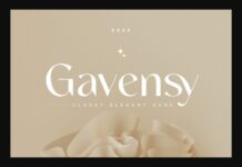 Gavensy Font Poster 1