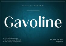 Gavoline Font Poster 1