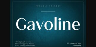 Gavoline Font Poster 1