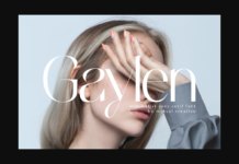 Gaylen Font Poster 1