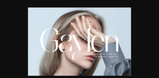 Gaylen Font Poster 1