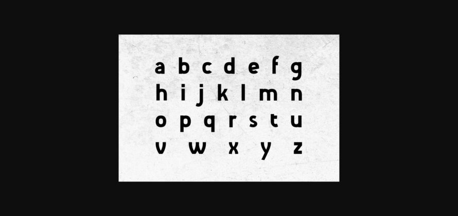 Geabolt Font Poster 6