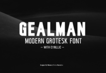 Gealman Font Poster 1