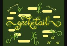 Geckotail Font Poster 1