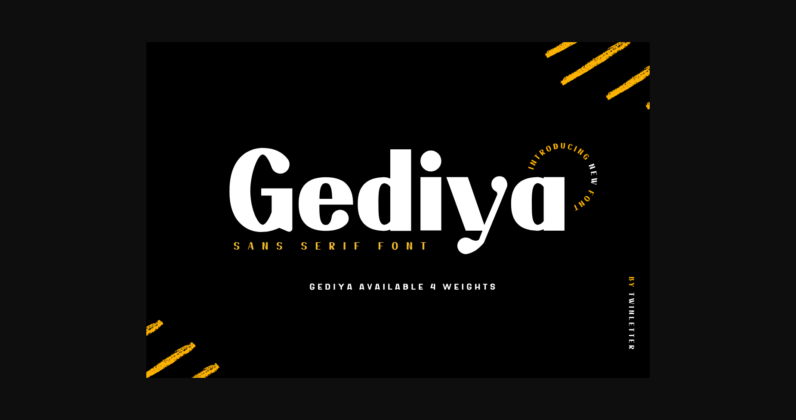 Gediya Font Poster 3