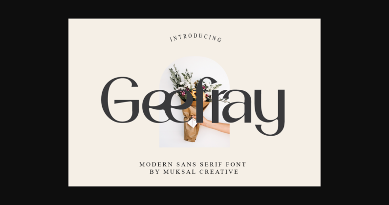 Geefray Font Poster 3