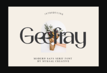 Geefray Font Poster 1