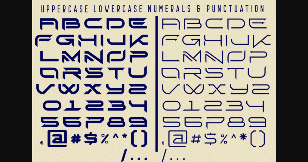 Geek Trend Font Poster 10