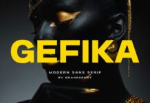 Gefika Font Poster 1