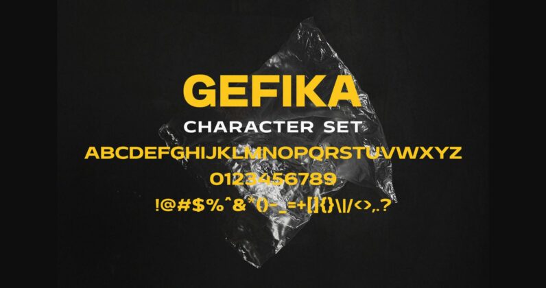 Gefika Font Poster 8