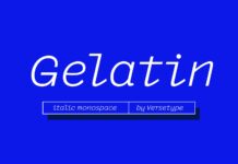Gelatin Font Poster 1