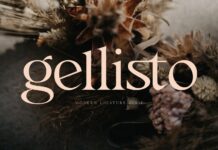 Gellisto Font Poster 1