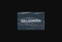 Gelsomina Font Poster 1