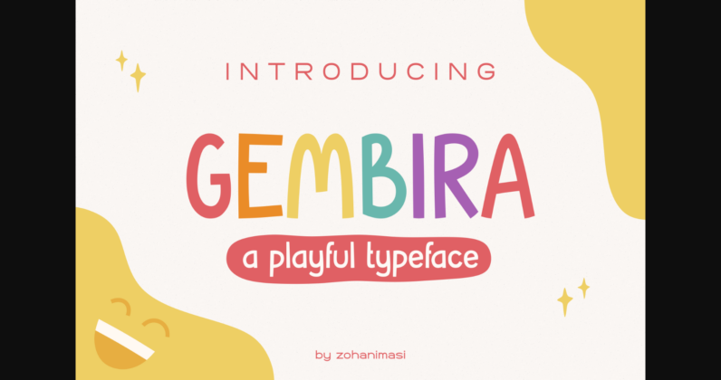 Gembira Font Poster 3