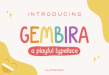 Gembira Font Poster 1