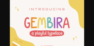 Gembira Font Poster 1