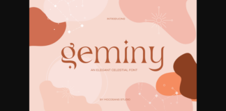 Geminy Font Poster 1