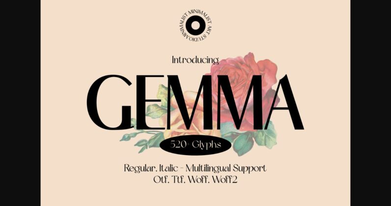 Gemma Font Poster 3