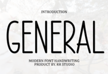 General Font Poster 1