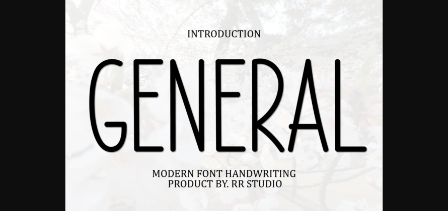 General Font Poster 1