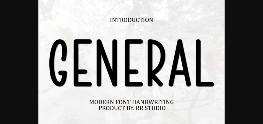 General Font Poster 1