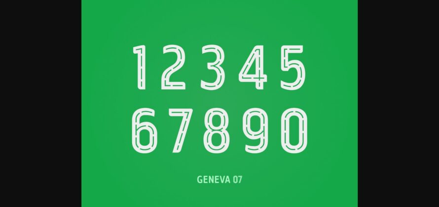 Geneva Font Poster 11