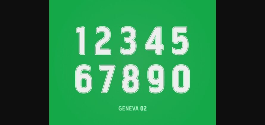 Geneva Font Poster 6