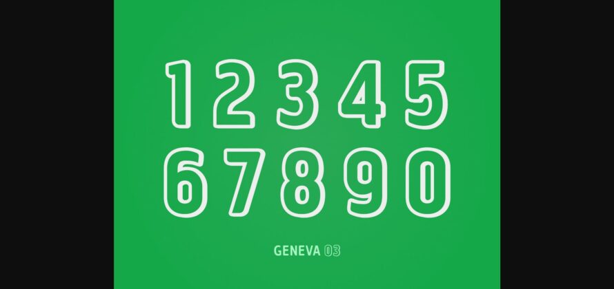 Geneva Font Poster 7