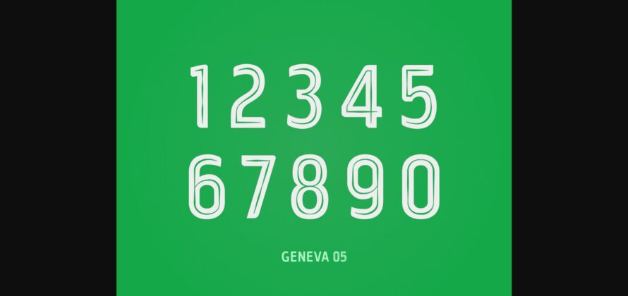 Geneva Font Poster 9