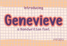 Genevieve Font Poster 1