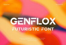 Genflox Font Poster 1