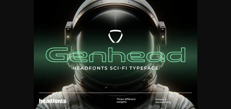 Genhead Font Poster 3