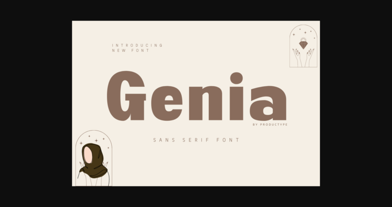Genia Font Poster 3