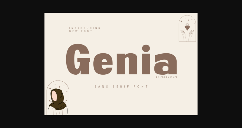 Genia Font Poster 1