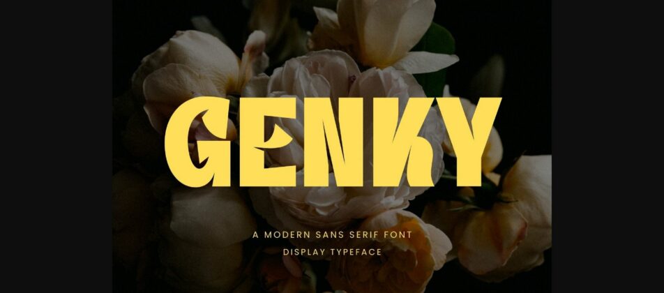 Genky Font Poster 3