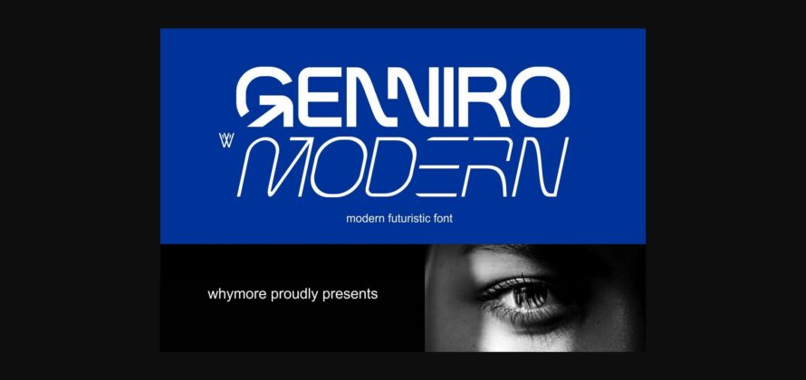 Genniro Font Poster 3