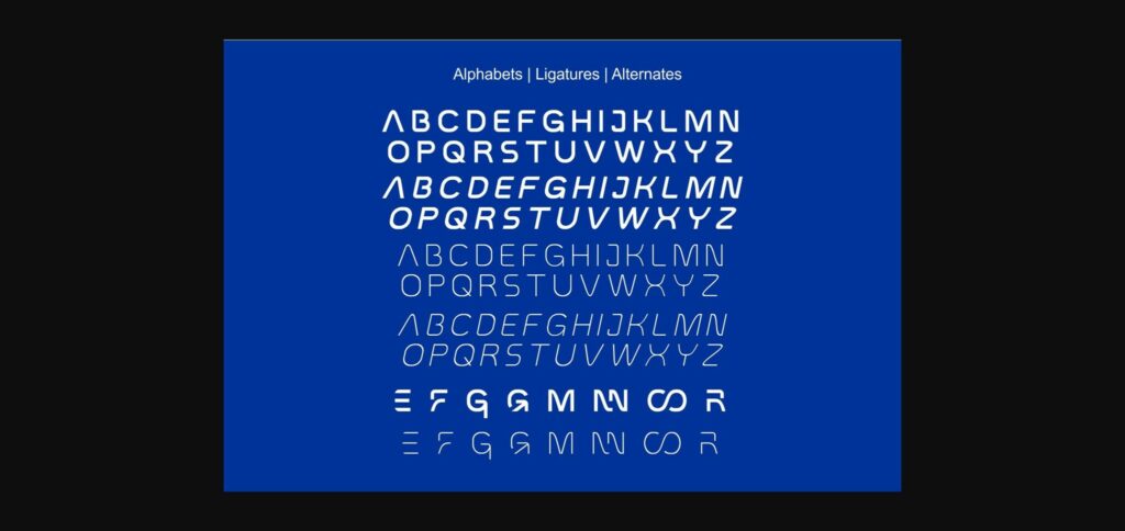 Genniro Font Poster 11
