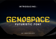 Genospace Font Poster 1