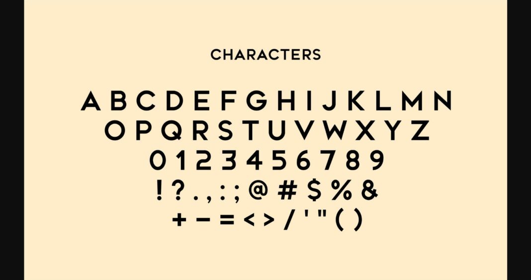 Geoathenia Sans Font Poster 2