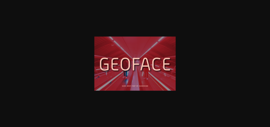 Geoface Font Poster 3