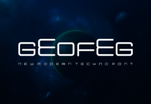 Geofeg Font Poster 1