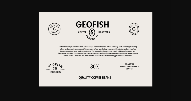 Geofish Font Poster 8