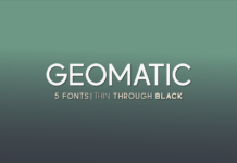 Geomatic Font Poster 1