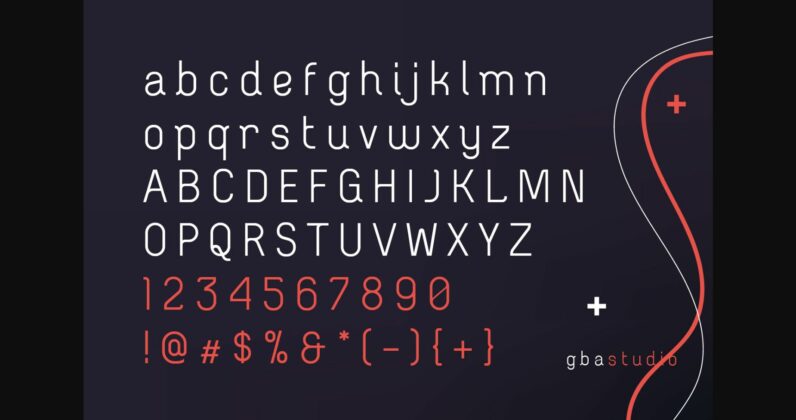 Geomatrik Font Poster 9